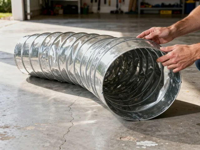 New Canaan Dryer Vent Cleaning specialist using advanced equipment for thorough duct cleaning in New Canaan