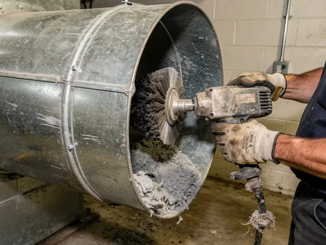 Industrial-grade dryer vent cleaning by New Canaan Dryer Vent Cleaning in New Canaan