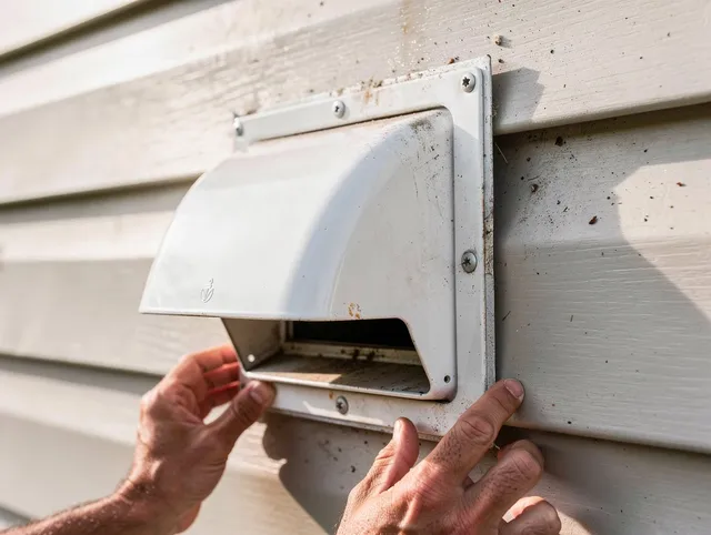 New Canaan Dryer Vent Cleaning technician delivering thorough residential dryer vent cleaning service in New Canaan